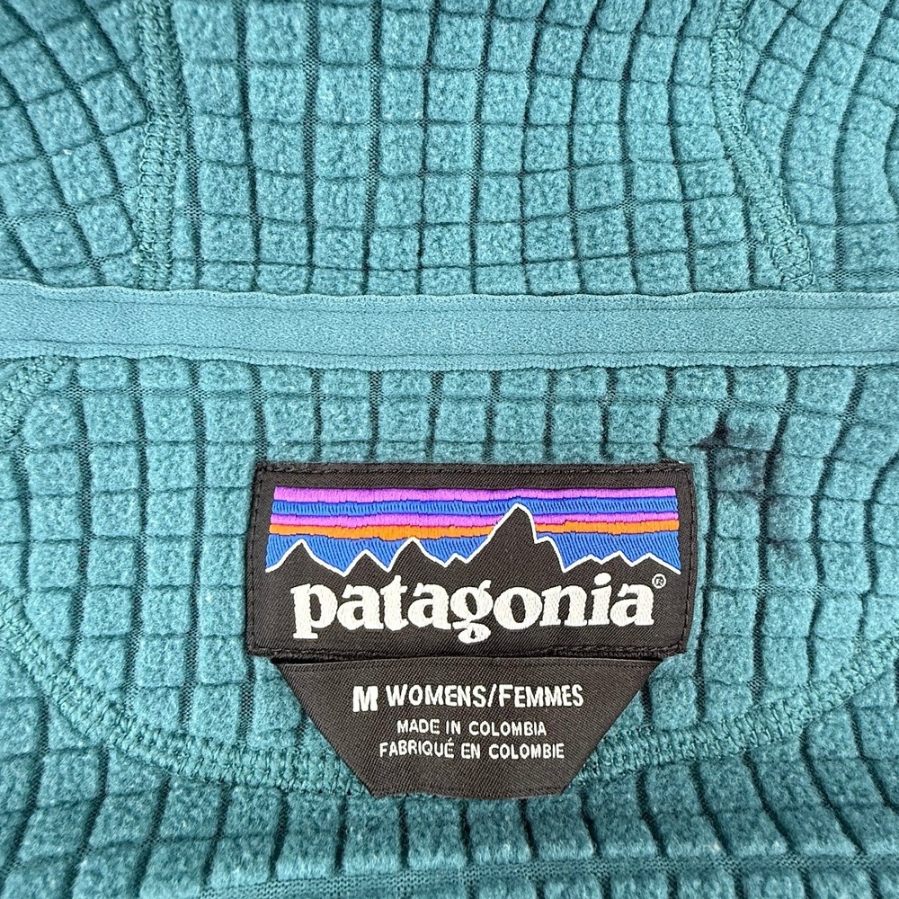 Patagonia Women's Regulator R1 Full-Zip Hoody Jacket Medium Tasmanian Teal - Picture 3 of 12
